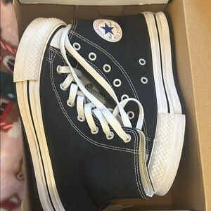 Converse Black and White High-Tops